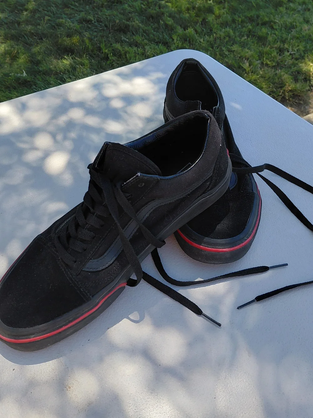 Men's Black Casual Skate Shoes